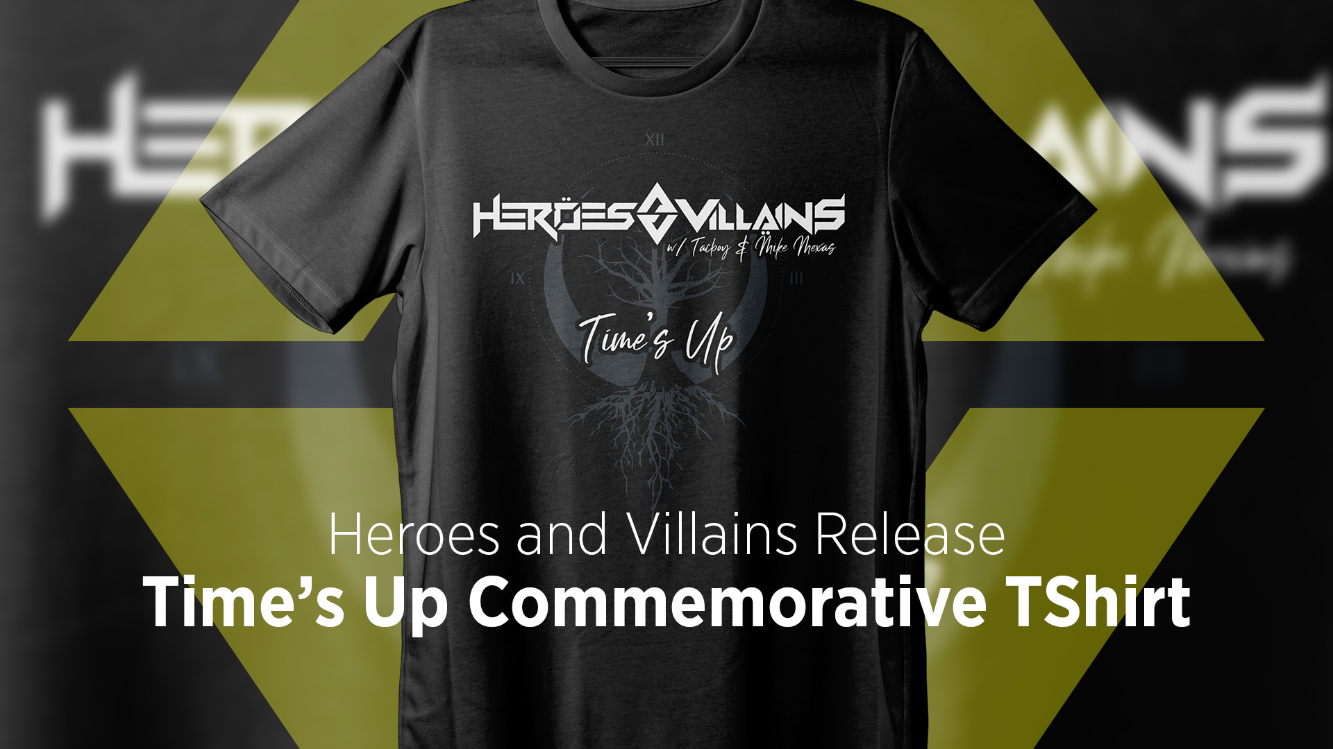 Time’s Up Debut Single: Commemorative T-Shirt Release!